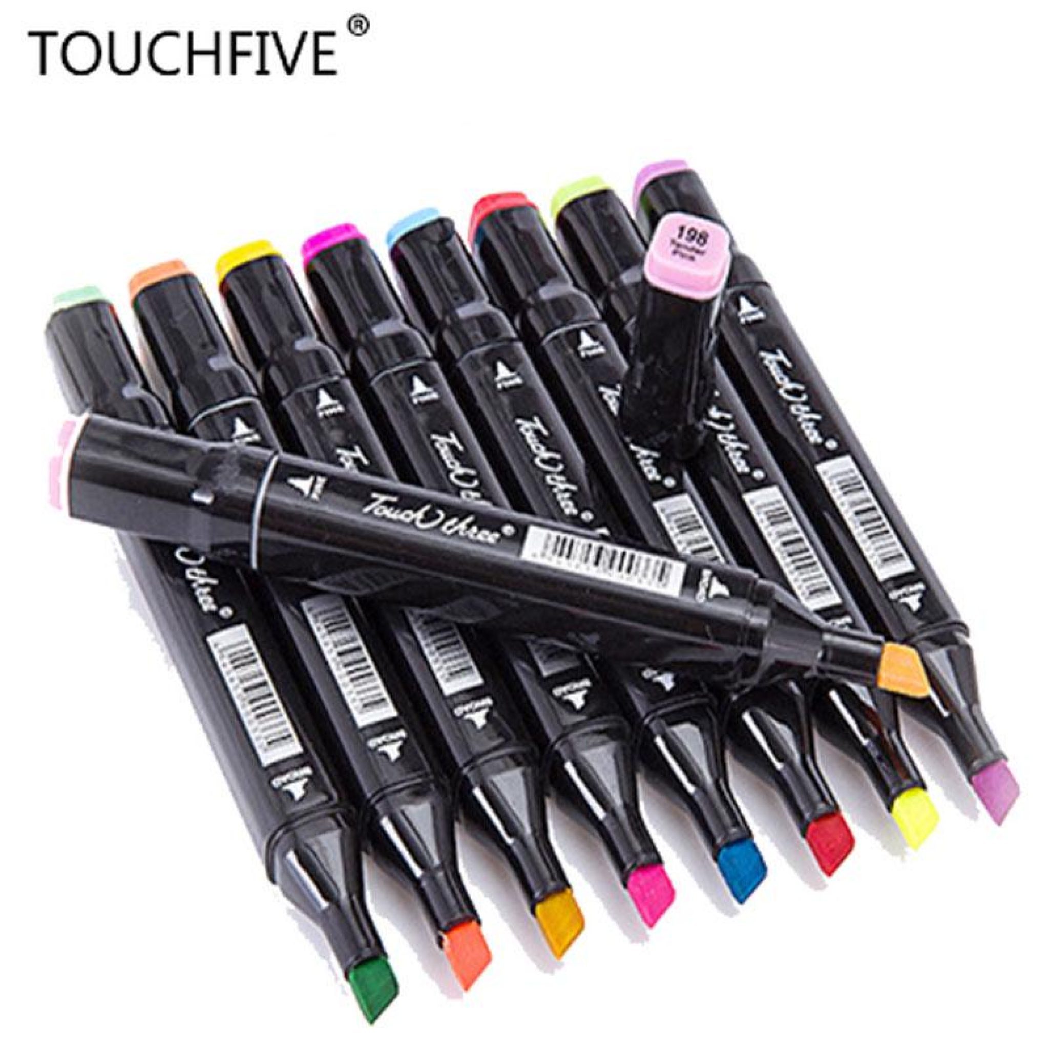 Touchfive Markers Color Set Touch Five Alcohol Twin Tip Pen