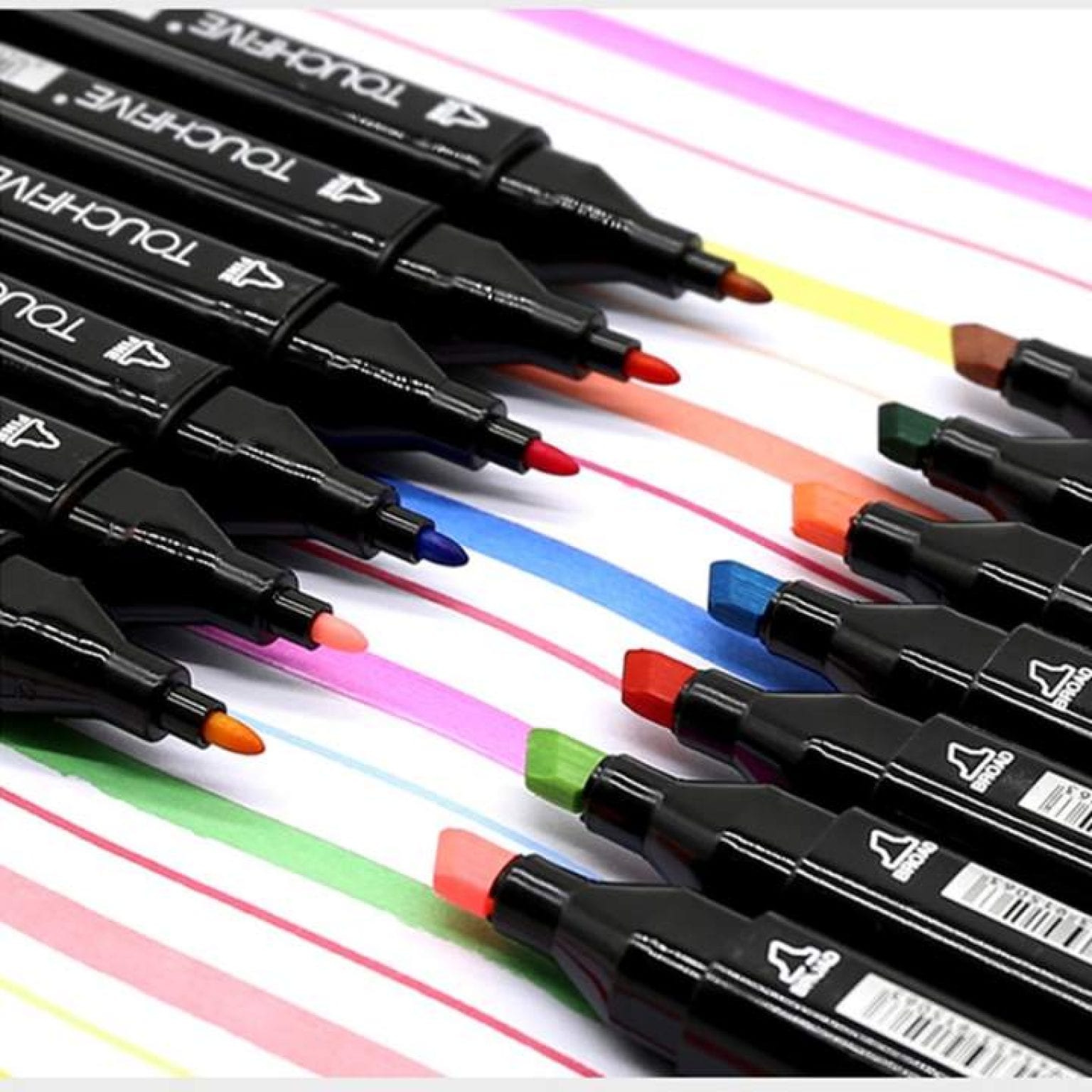 TOUCHFIVE Markers 80 Color Set Touch Five Alcohol Twin Tip Pen