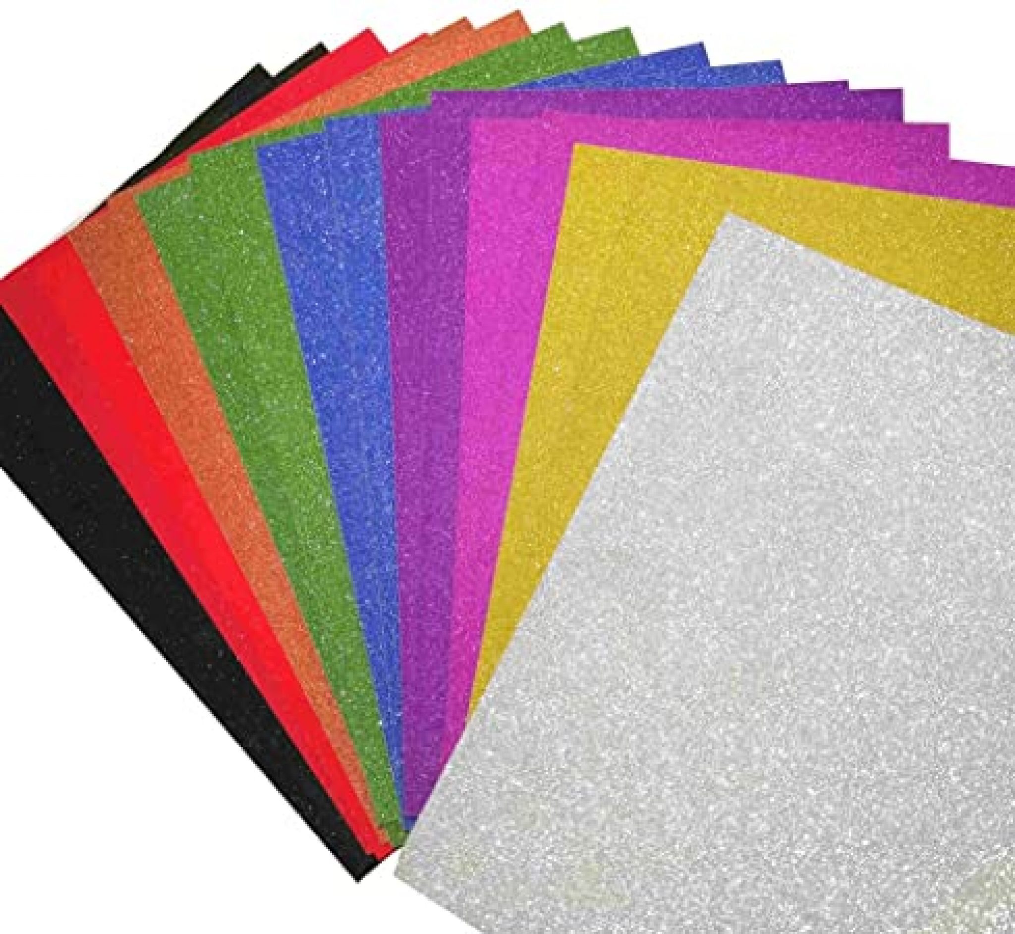 Papier Mousse Brillant Adhesive A4 10 Couleurs LPMarocaine