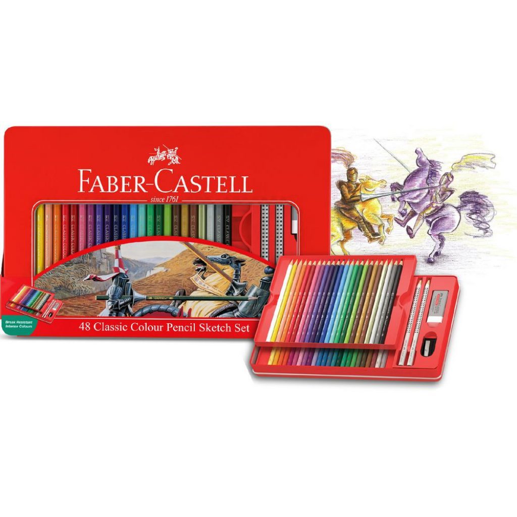 Faber Castell Classic Colour Pencil Sketch Set Lpmarocaine