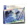 STAEDTLER Set of 36 Watercolor Pencils, Metal case