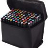 TOUCHFIVE Markers - 80 Color Set Touch Five Alcohol Twin Tip Pen