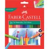 Faber-Castell 24 Crayons de couleur Tri Colour