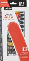 Pébéo Studio Huile XL – 12 Tubes Peinture à l’Huile 12ml