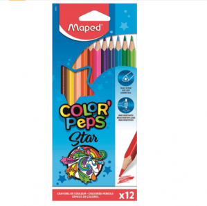 Pack De 24 Crayons De Couleurs Bic Evolution Stripes - SpaceNet