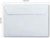 Pack 500 enveloppes Américaine 12×17,6cm blanc autocollant