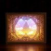 3D Paper Carving Lamp Light Box - Lampe à découper en papier 3D – Image 6