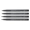 Staedtler Pigment Brush Pen Intense Black Set 4 pcs – Image 2
